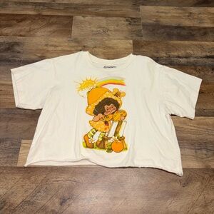 Strawberry Shortcake Graphic Crop Tee | Women’s Medium | Retro Cartoon Tee